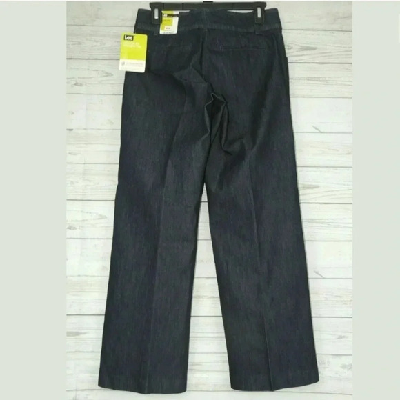 Lee Natural Fit Straight Leg Below Waist pants stretch instantly slimming - Picture 4 of 6